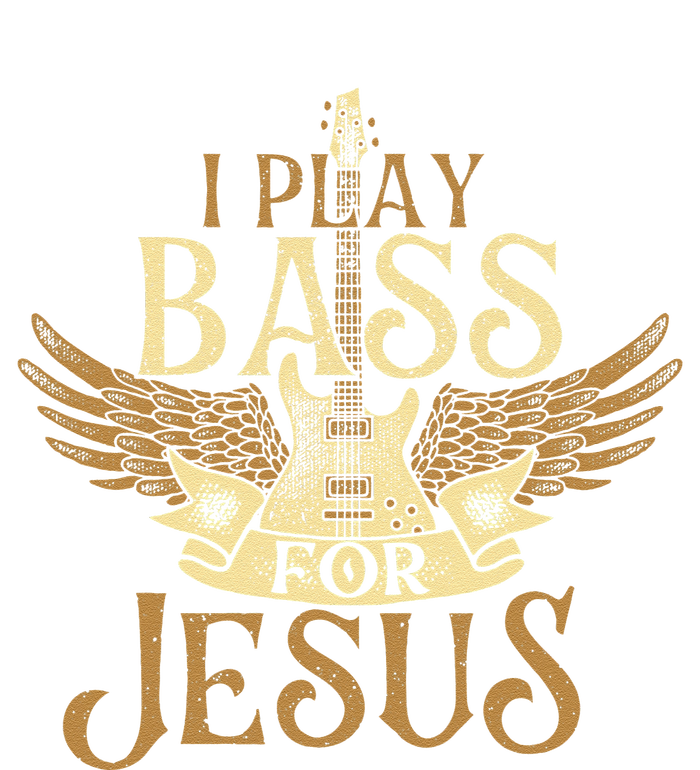 Jesus Bassist Christian Bass Player Bass Guitar V-Neck T-Shirt