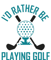 I'f Rather Be Playing Golf Women's Racerback Tank