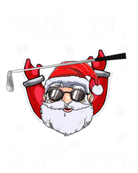 Your Hole Is My Goal Funny Santa Claus Golf Christmas Quotes Gift Tie Dye Hoodie