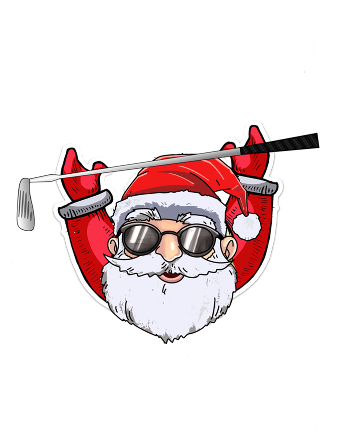 Your Hole Is My Goal Funny Santa Claus Golf Christmas Quotes Gift Tie Dye Hoodie