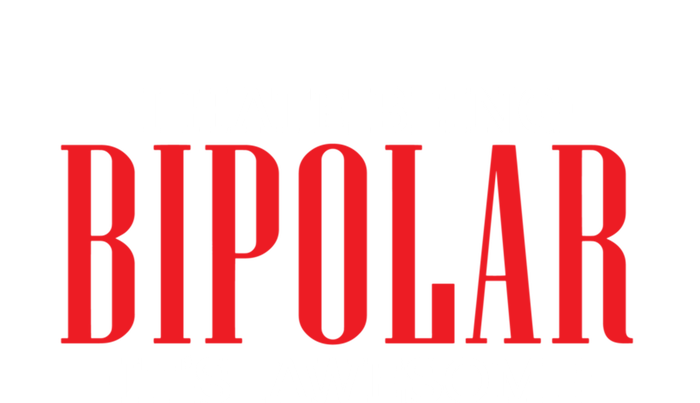 I Hate Being Bipolar It's Awesome Funny Bipolar Awareness Gift Short Acrylic Beanie