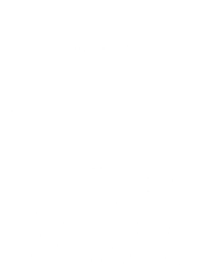 I Hate Being Bipolar It's Awesome I Funny Gift Humor Gift Pom Pom 12in Knit Beanie