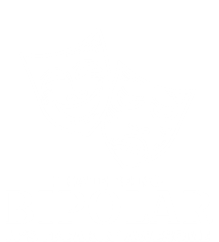 I Hate Being Bipolar It's Freakin' Awesome Gift V-Neck T-Shirt