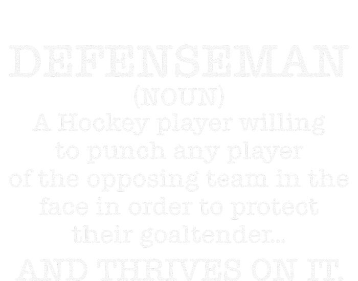 Defenseman Definition Vintage Ice Hockey Player T-Shirt