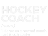 Walking Hockey Coach Definition Funny Hockey Player Sustainable Beanie