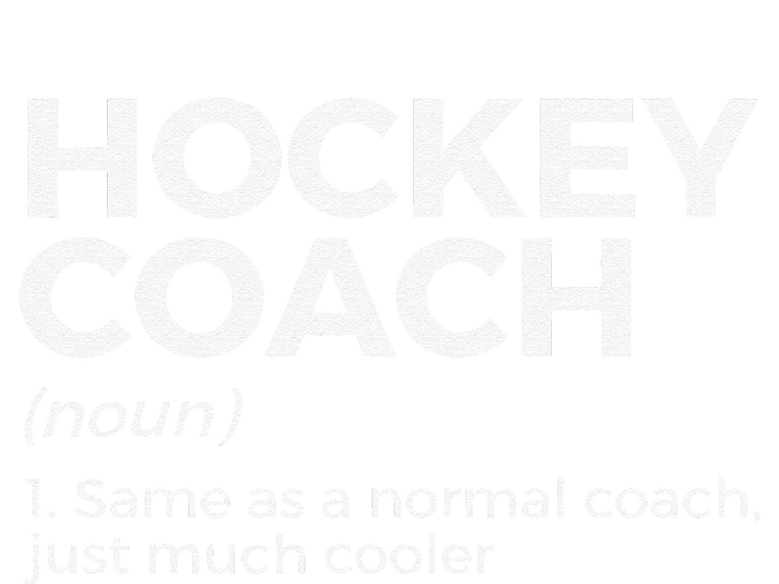 Walking Hockey Coach Definition Funny Hockey Player Sustainable Beanie