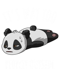 It's Way Too Peopley Outside Panda Gift Canvas