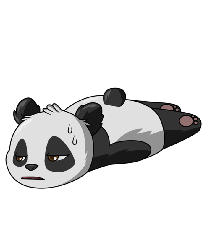 It's Way Too Peopley Outside Panda Gift Canvas