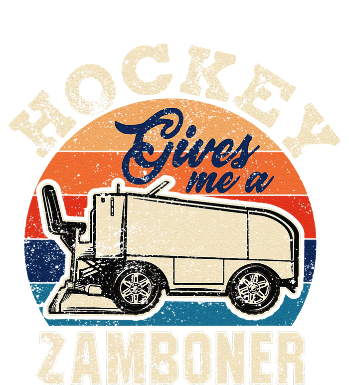 Hockey Gives Me A Zamboner Vintage Hockey Fan T-Shirt