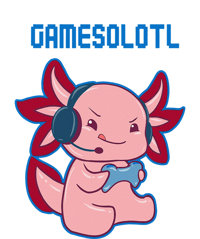 Gamer Axolotl Lover Cute Axolotl Gaming Video Gamer T-Shirt