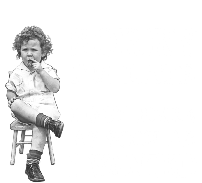 Sorry I Am Late Funny Vintage Photo Gifgift Cute Gift Tank Top