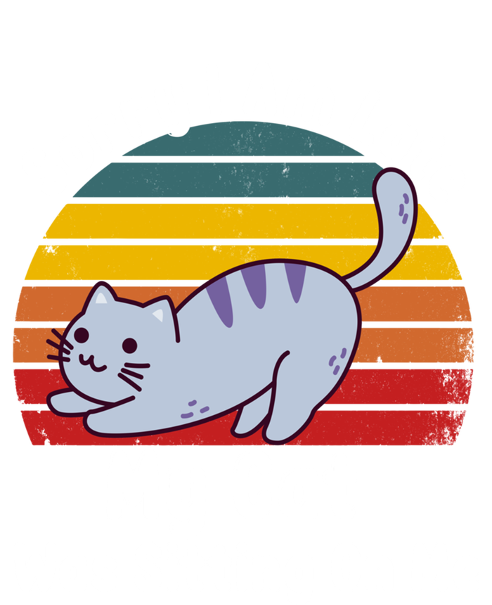 Sorry I Am Late My Cat Was Sitting On Me Gift Bumper Sticker