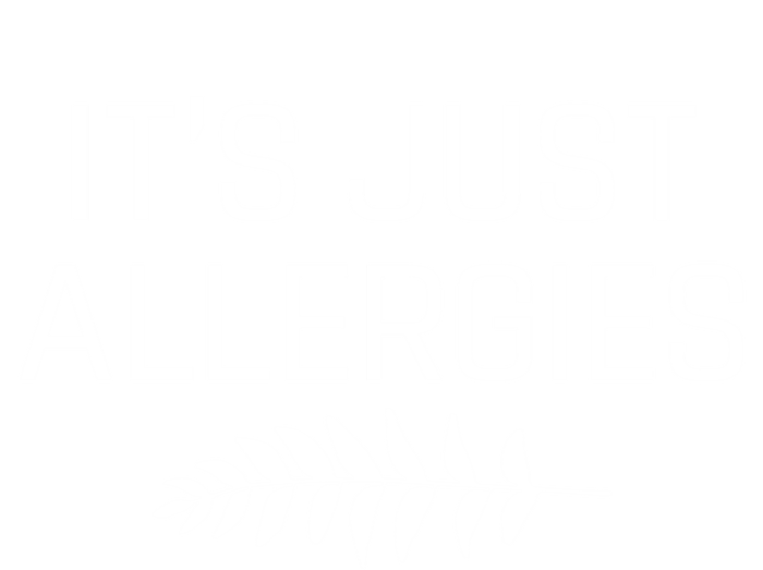 It's Just Allergies Vintage Allergy Awareness Tees Cool Gift Full Zip Hoodie