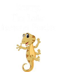 Sorry I'am Late A Saw A Gecko Funny Crested Gecko Gift Kids Tie-Dye T-Shirt