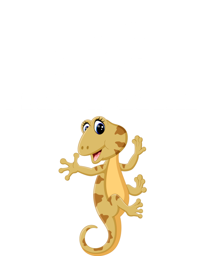 Sorry I'am Late A Saw A Gecko Funny Crested Gecko Gift Kids Tie-Dye T-Shirt