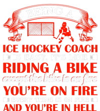 Being A Ice Hockey Coach Is Easy Womens California Wash Sweatshirt