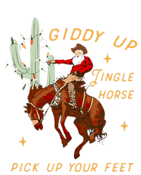 Giddy Up Jingle Horse Pick Up Your Feet Cowboy Santa Cactus Valucap Bio-Washed Visor