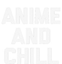 Anime & Chill Funny Saying Sarcastic Novelty Humor Cooling Performance Crew T-Shirt