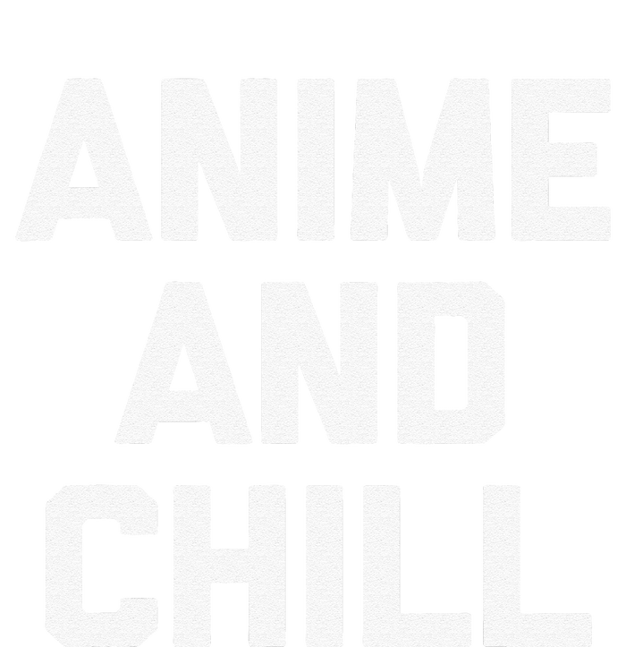 Anime & Chill Funny Saying Sarcastic Novelty Humor Cooling Performance Crew T-Shirt