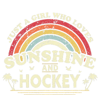 Hockey Vintage Just A Girl Who Loves Sunshine And Hockey Toddler Sweatshirt