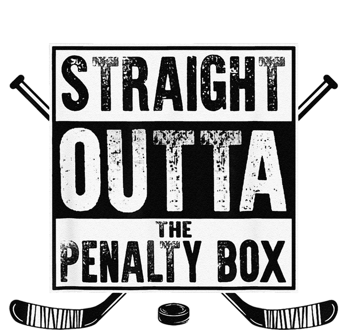 Hockey Vintage Straight Outta The Penalty Box V-Neck T-Shirt