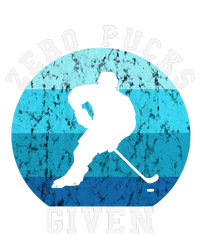 Zero Pucks Given Retro Ocean Water Ice Hockey Player T-Shirt