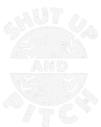 Funny Baseball Fan Love Shut Up And Pitch T-Shirt