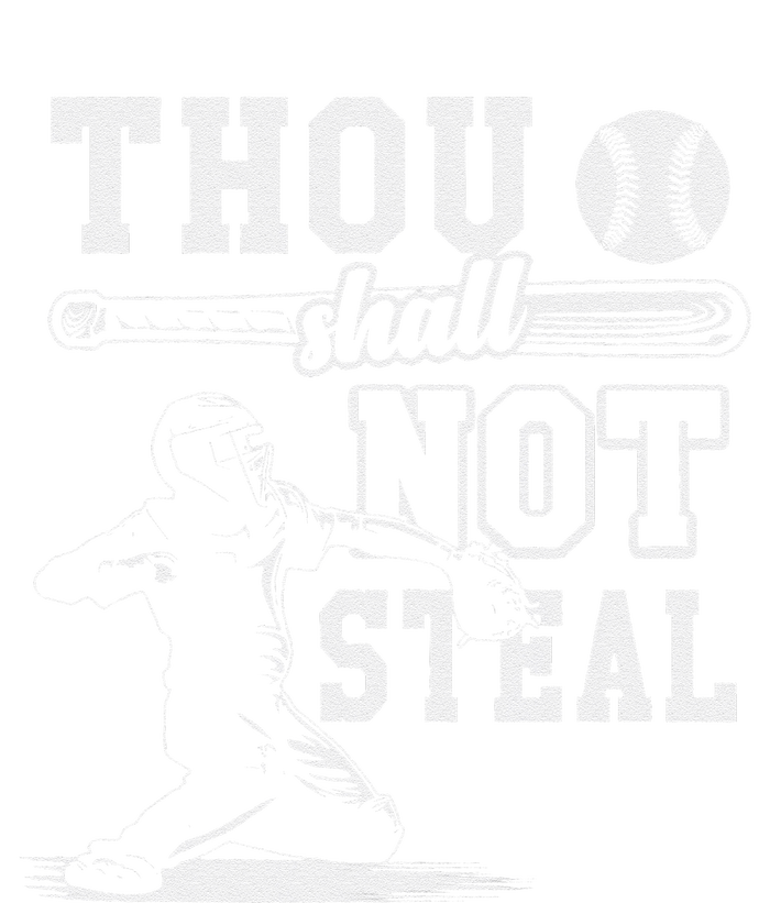 Retro Thou Shalt Not Steal Pitcher Strikeout Baseball Player Drawstring Bag