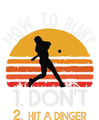 How To Bunt Don't Hit A Dinger Baseball Sports T-Shirt