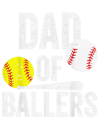 Dad of Ballers Dad of Baseball And Softball Player For Dad Women's T-Shirt