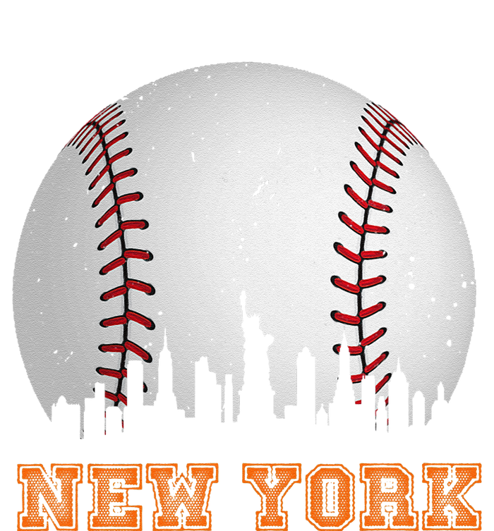 Vintage New York Skyline City Baseball T-Shirt