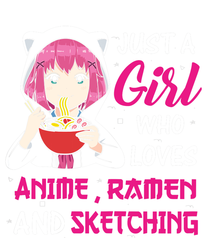 Just A Girl Who Loves Anime Ra And Sketching Teen Girl T-Shirt