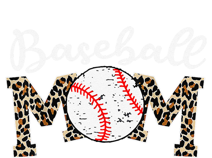 Leopard Baseball Mom Life Game Day Mothers Day Drawstring Bag