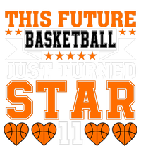 Basketball This Future Just Turned Star Baby Long Sleeve Bodysuit