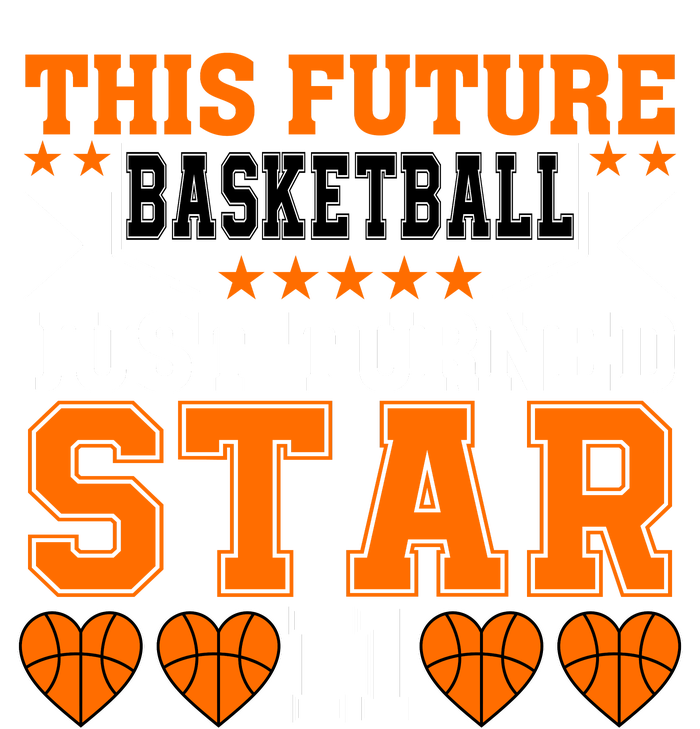 Basketball This Future Just Turned Star Baby Long Sleeve Bodysuit