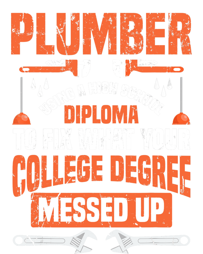 Plumber Funny College Plumbing Joke Pun Gift Ladies Essential Flowy Tank