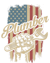 Plumber American Flag Plumbing Gift Pipe Wrench Patriotic Sweatshirt