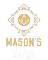 Mason's Wife Freemason Masonic Fraternal Freemasonry Women's Racerback Tank