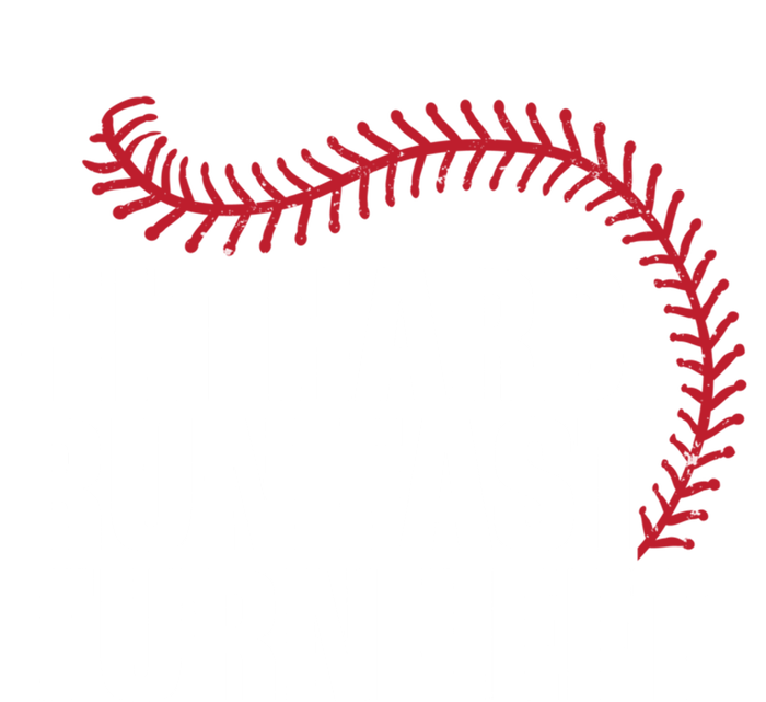 Hit Hard Run Fast Turn Left Funny Baseball Player And Fan Gift Ceramic Bell Ornament