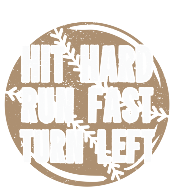 Hit Hard Run Fast Turn Left Meaningful Gift Sweatshirt Cinch Pack Bag