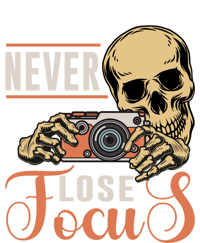 Never Lose Focus Photography Camera Lover Funny Photographer Gift Kids Long Sleeve Shirt