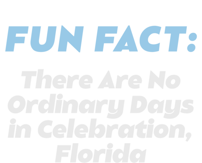 No Ordinary Days In Celebration Florida Pun Fl Joke Meaningful Gift T-Shirt