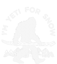 Im Yeti For Snow Funny Mountain Snowman Skiing Sustainable Knit Beanie