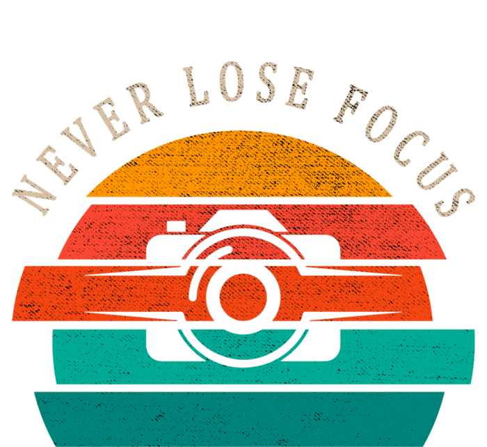 Photographer Vintage Retro Camera Never Lose Focus Great Gift Ladies Essential Tank