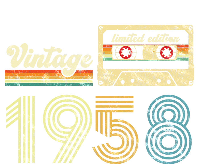 vintage cassette 1958 Retro Birthday 65th Dad Birthday Gift Grandpa Birthday USA-Made Doggie Bandana