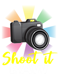 Shoot It Raw Photographer Joke Camera Photographing Funny Gift T-Shirt