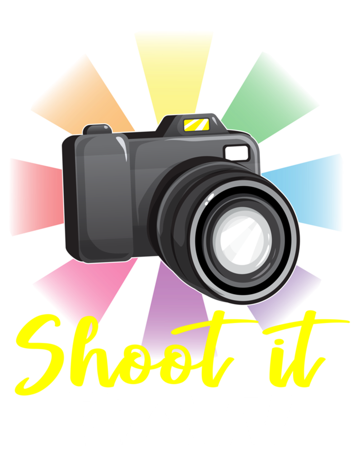 Shoot It Raw Photographer Joke Camera Photographing Funny Gift T-Shirt