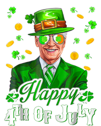 Happy 4th Of July Funny Joe Biden Leprechaun St Patricks Day V-Neck T-Shirt