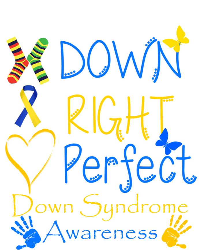 World Down Syndrome Day Awareness Socks Down Right Perfect Gift Ladies Essential Tank