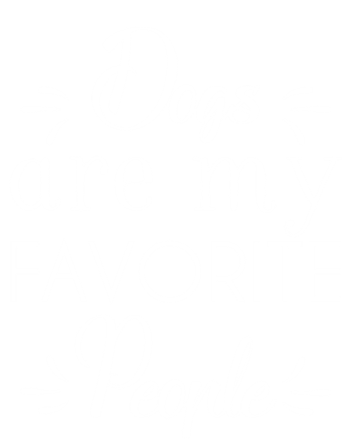 Dogs Are My Favorite People Gift Kids Long Sleeve Shirt